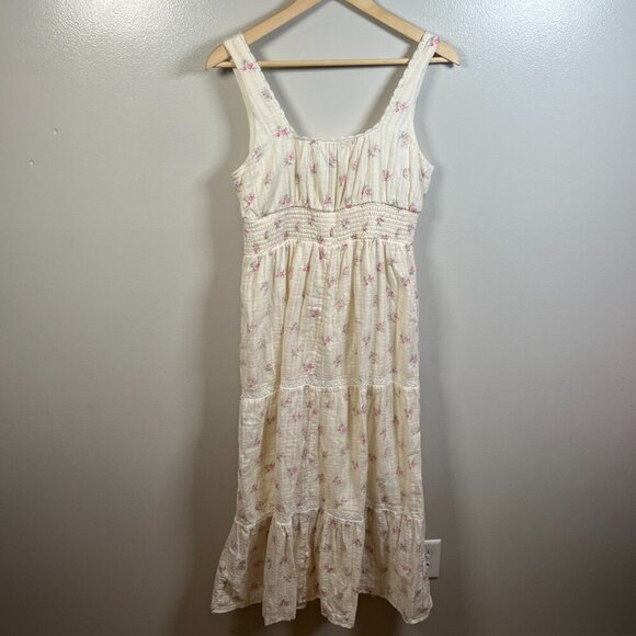 Altar'd State Anastasia Cottagecore Midi Dress Size Medium Floral Coquette - Picture 3 of 11